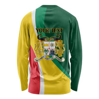 Benin Independence Day Personalized Long Sleeve Shirt Since 1960 Fraternite Justice Travail - Wonder Print Shop
