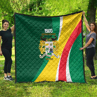 Benin Independence Day Personalized Quilt Since 1960 Fraternite Justice Travail - Wonder Print Shop