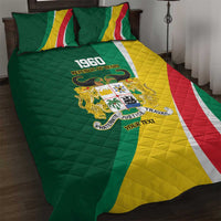 Benin Independence Day Personalized Quilt Bed Set Since 1960 Fraternite Justice Travail - Wonder Print Shop