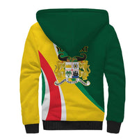 Benin Independence Day Personalized Sherpa Hoodie Since 1960 Fraternite Justice Travail - Wonder Print Shop
