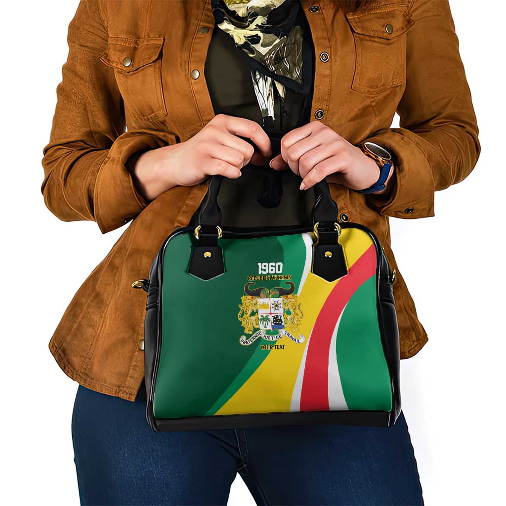 Benin Independence Day Personalized Shoulder Handbag Since 1960 Fraternite Justice Travail - Wonder Print Shop