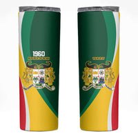 Benin Independence Day Personalized Skinny Tumbler Since 1960 Fraternite Justice Travail - Wonder Print Shop