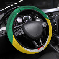 Benin Independence Day Steering Wheel Cover Since 1960 Fraternite Justice Travail - Wonder Print Shop