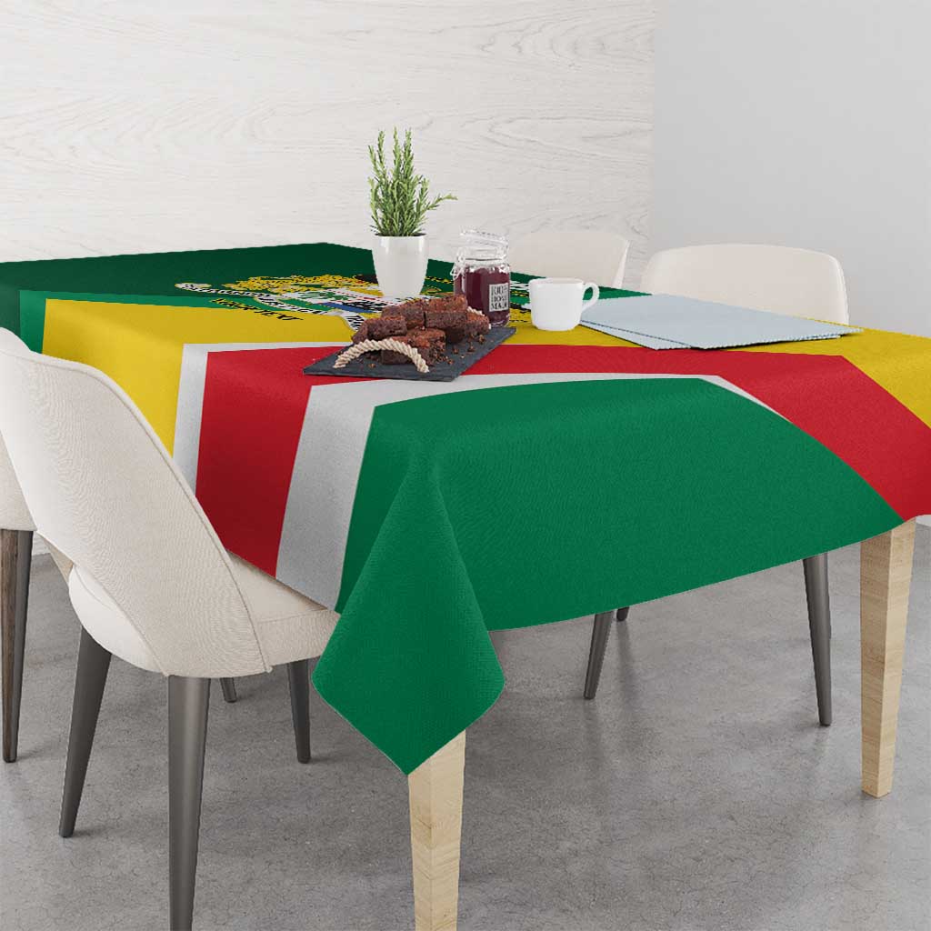 Benin Independence Day Personalized Tablecloth Since 1960 Fraternite Justice Travail - Wonder Print Shop