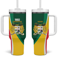 Benin Independence Day Personalized Tumbler With Handle Since 1960 Fraternite Justice Travail - Wonder Print Shop