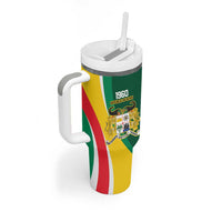 Benin Independence Day Personalized Tumbler With Handle Since 1960 Fraternite Justice Travail - Wonder Print Shop