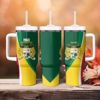 Benin Independence Day Personalized Tumbler With Handle Since 1960 Fraternite Justice Travail - Wonder Print Shop