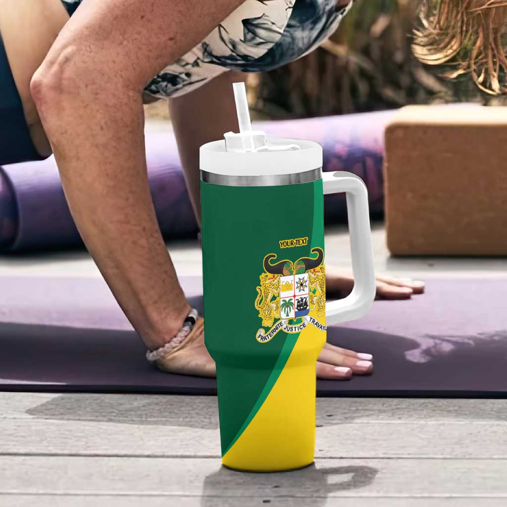 Benin Independence Day Personalized Tumbler With Handle Since 1960 Fraternite Justice Travail - Wonder Print Shop