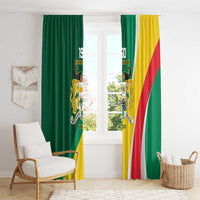 Benin Independence Day Personalized Window Curtain Since 1960 Fraternite Justice Travail - Wonder Print Shop