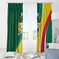 Benin Independence Day Personalized Window Curtain Since 1960 Fraternite Justice Travail - Wonder Print Shop