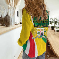 Benin Independence Day Personalized Women Casual Shirt Since 1960 Fraternite Justice Travail - Wonder Print Shop