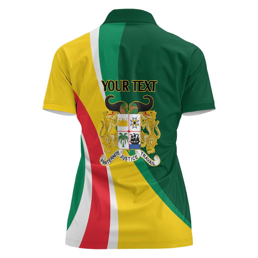 Benin Independence Day Personalized Women Polo Shirt Since 1960 Fraternite Justice Travail - Wonder Print Shop
