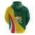 Benin Independence Day Personalized Zip Hoodie Since 1960 Fraternite Justice Travail - Wonder Print Shop