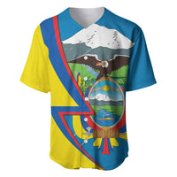 Ecuador Independence Day Personalized Baseball Jersey Pro Deo Patria et Libertate - Wonder Print Shop
