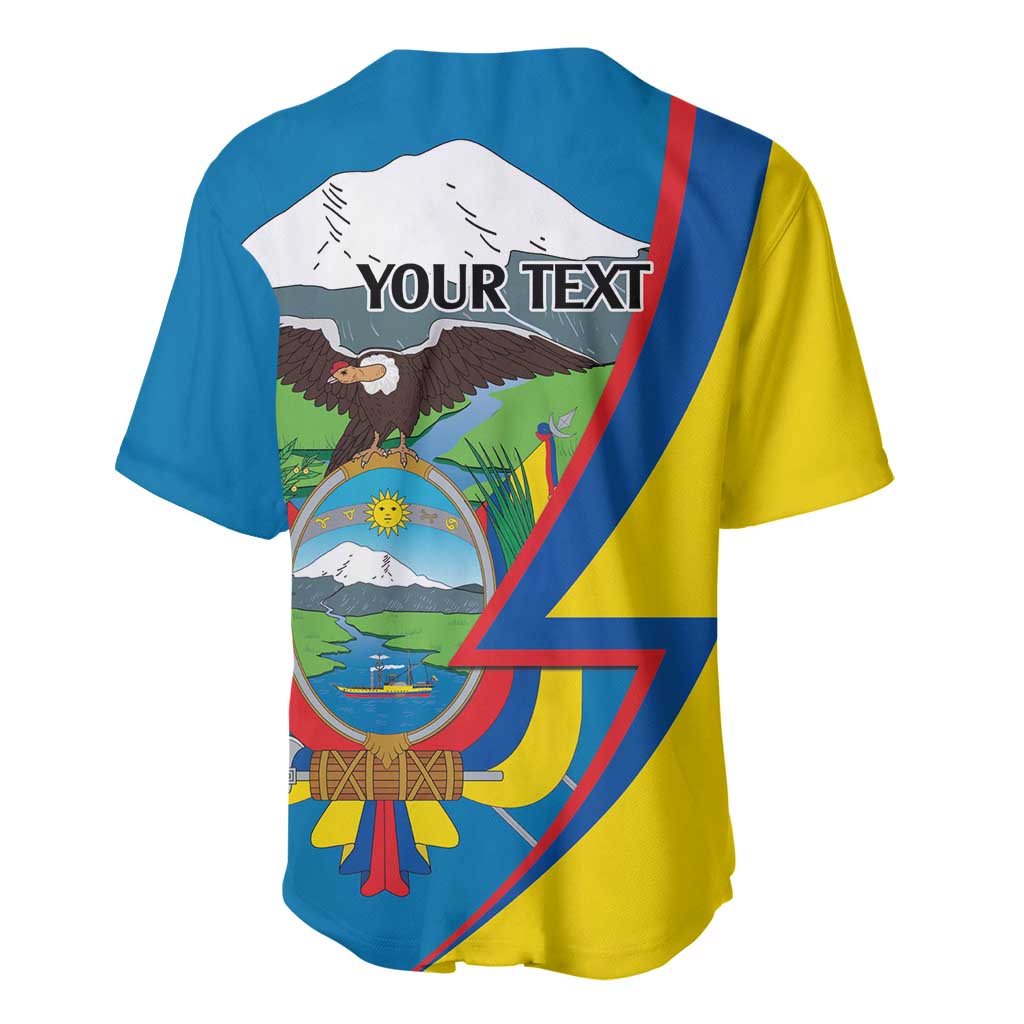 Ecuador Independence Day Personalized Baseball Jersey Pro Deo Patria et Libertate - Wonder Print Shop