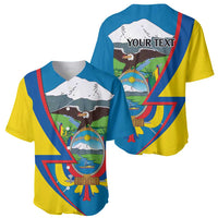 Ecuador Independence Day Personalized Baseball Jersey Pro Deo Patria et Libertate - Wonder Print Shop