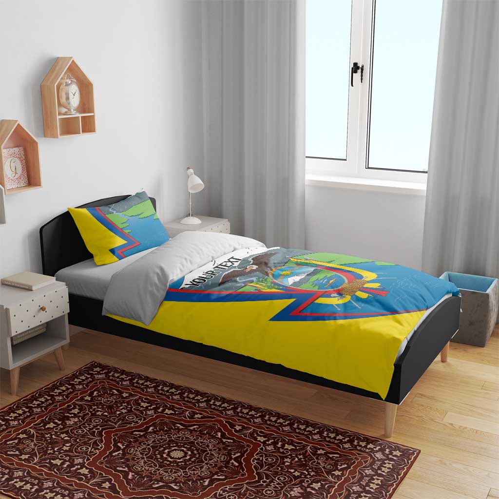 Ecuador Independence Day Personalized Bedding Set Pro Deo Patria et Libertate - Wonder Print Shop