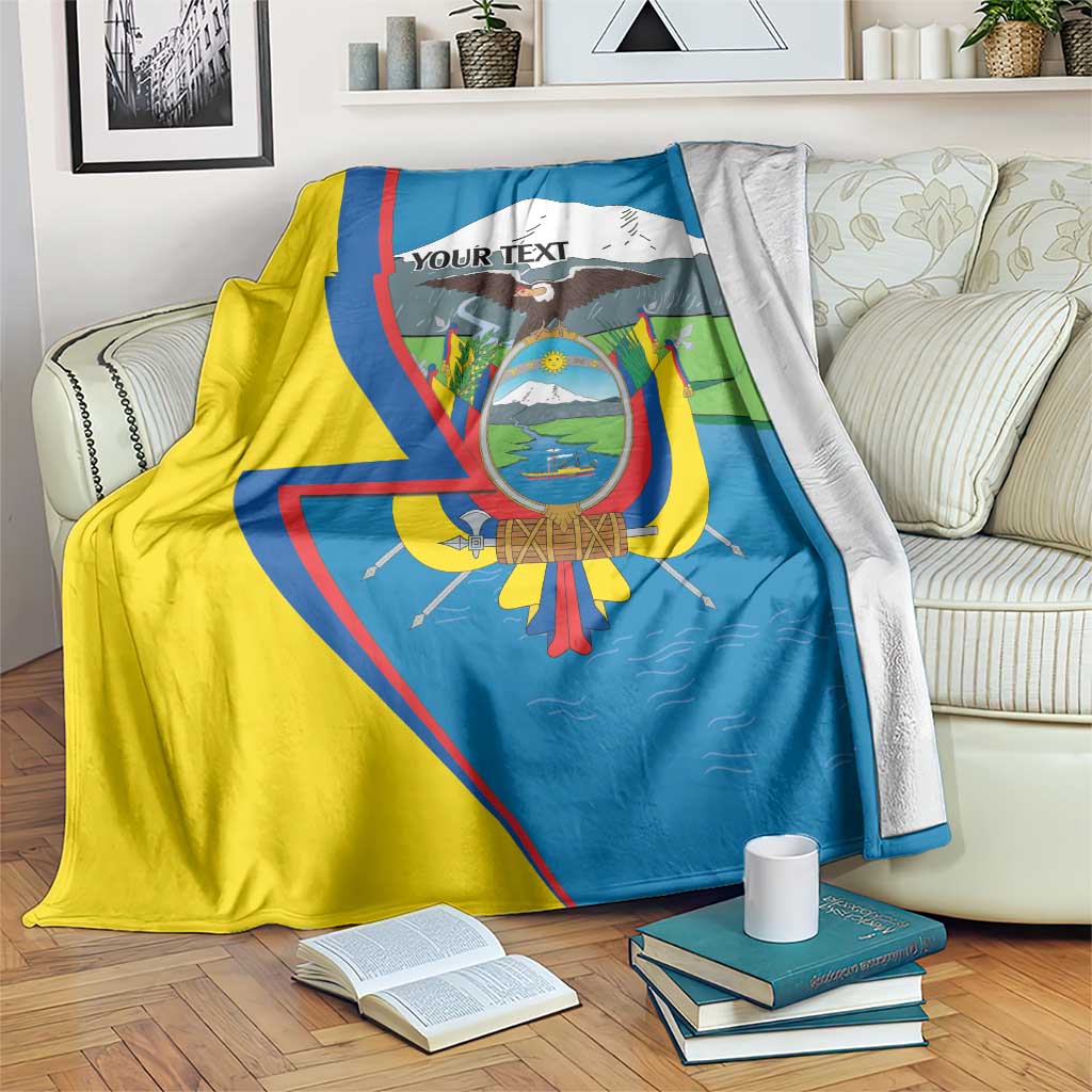 Ecuador Independence Day Personalized Blanket Pro Deo Patria et Libertate - Wonder Print Shop