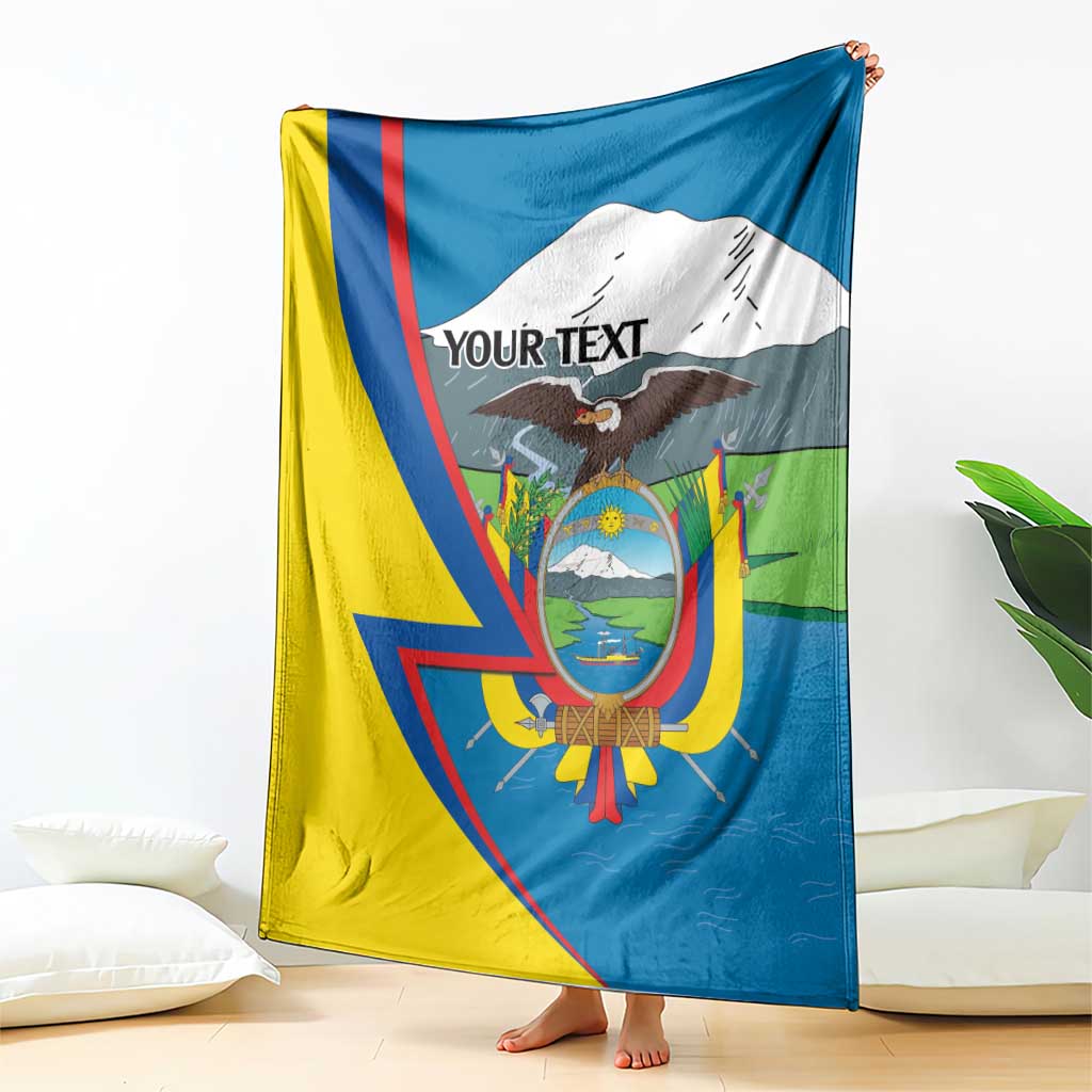 Ecuador Independence Day Personalized Blanket Pro Deo Patria et Libertate - Wonder Print Shop