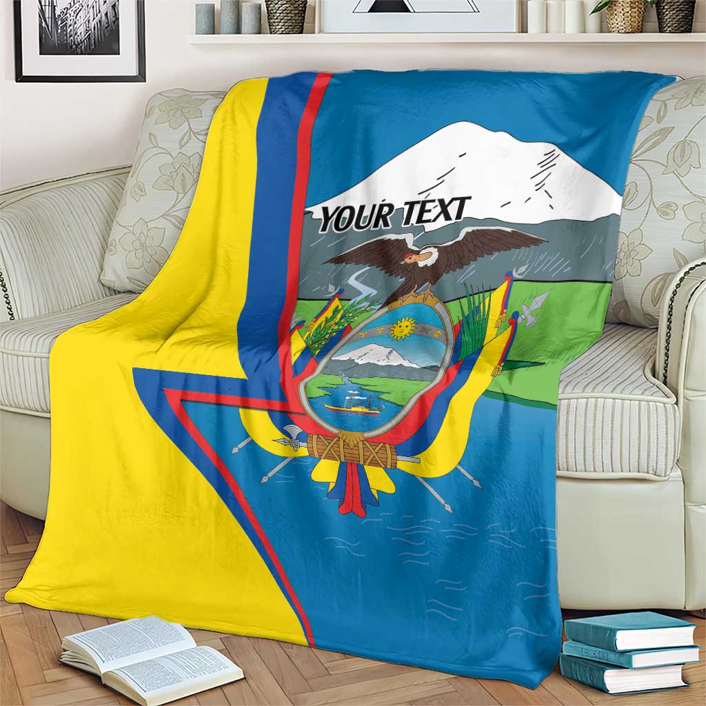 Ecuador Independence Day Personalized Blanket Pro Deo Patria et Libertate - Wonder Print Shop