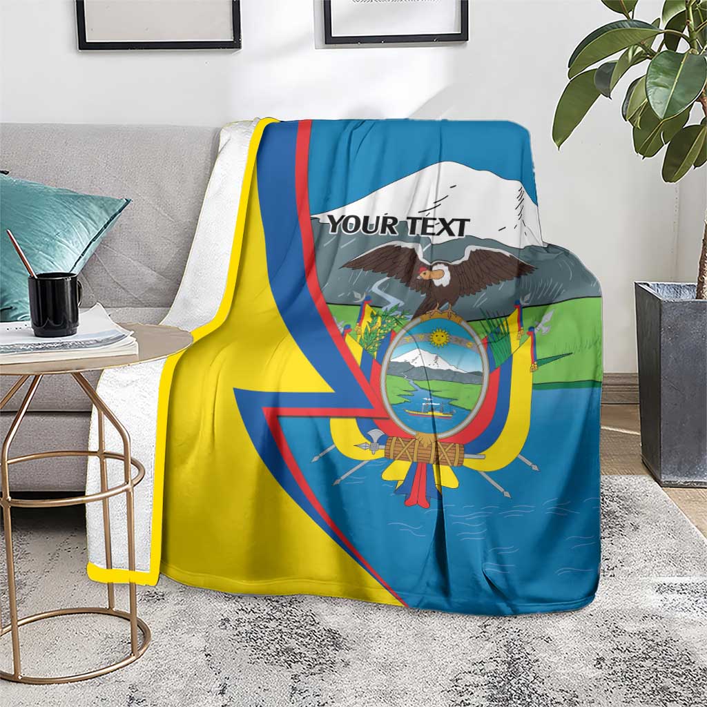 Ecuador Independence Day Personalized Blanket Pro Deo Patria et Libertate - Wonder Print Shop
