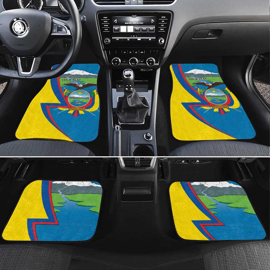 Ecuador Independence Day Personalized Car Mats Pro Deo Patria et Libertate - Wonder Print Shop