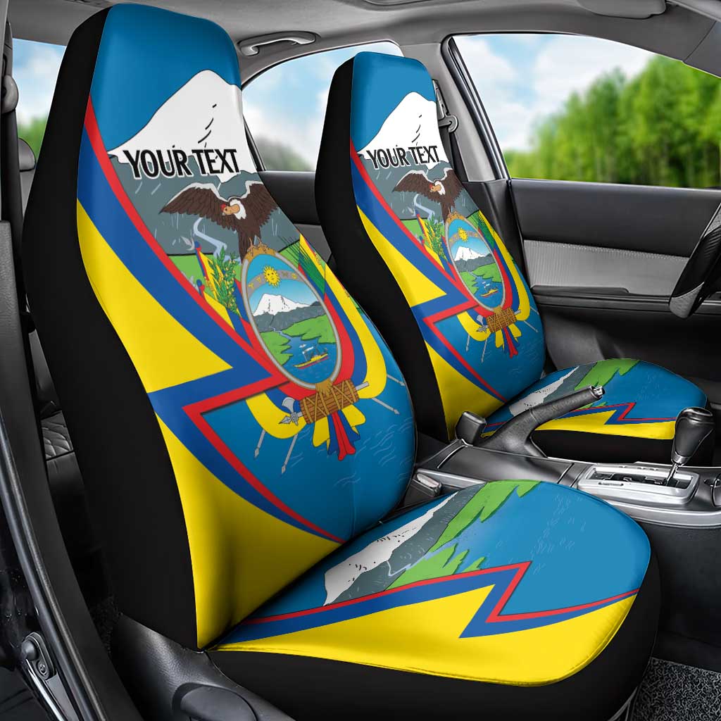 Ecuador Independence Day Personalized Car Seat Cover Pro Deo Patria et Libertate - Wonder Print Shop