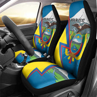 Ecuador Independence Day Personalized Car Seat Cover Pro Deo Patria et Libertate - Wonder Print Shop