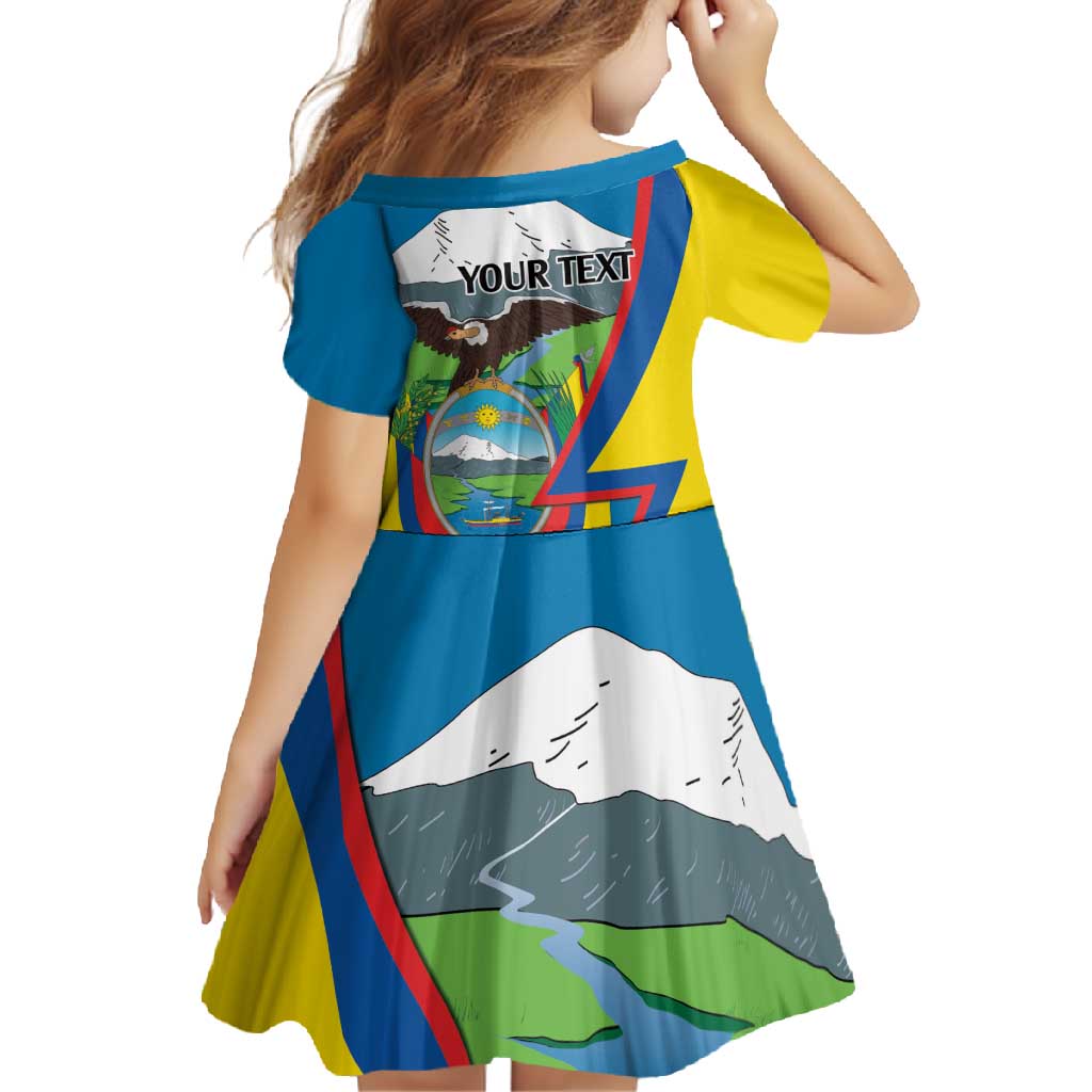 Ecuador Independence Day Personalized Family Matching Long Sleeve Bodycon Dress and Hawaiian Shirt Pro Deo Patria et Libertate - Wonder Print Shop