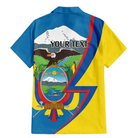 Ecuador Independence Day Personalized Family Matching Mermaid Dress and Hawaiian Shirt Pro Deo Patria et Libertate - Wonder Print Shop