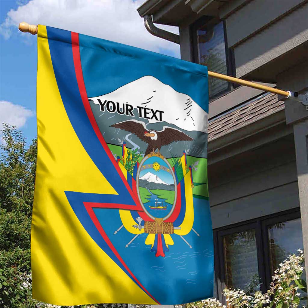 Ecuador Independence Day Personalized Garden Flag Pro Deo Patria et Libertate - Wonder Print Shop