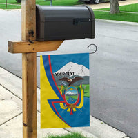 Ecuador Independence Day Personalized Garden Flag Pro Deo Patria et Libertate - Wonder Print Shop