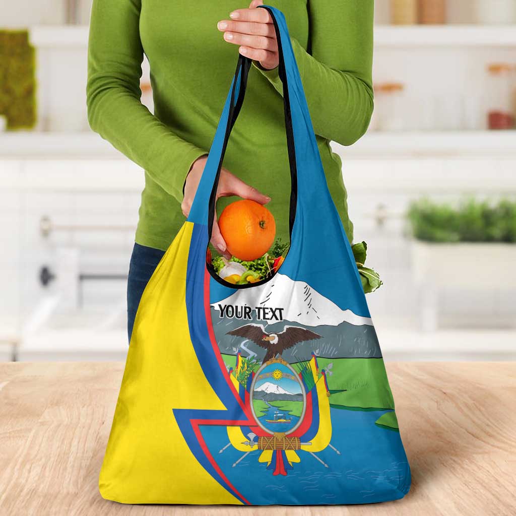 Ecuador Independence Day Personalized Grocery Bag Pro Deo Patria et Libertate - Wonder Print Shop