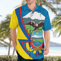 Ecuador Independence Day Personalized Hawaiian Shirt Pro Deo Patria et Libertate - Wonder Print Shop