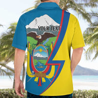 Ecuador Independence Day Personalized Hawaiian Shirt Pro Deo Patria et Libertate - Wonder Print Shop