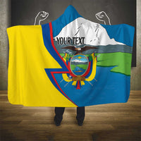 Ecuador Independence Day Personalized Hooded Blanket Pro Deo Patria et Libertate - Wonder Print Shop
