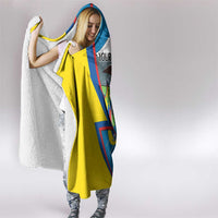 Ecuador Independence Day Personalized Hooded Blanket Pro Deo Patria et Libertate - Wonder Print Shop