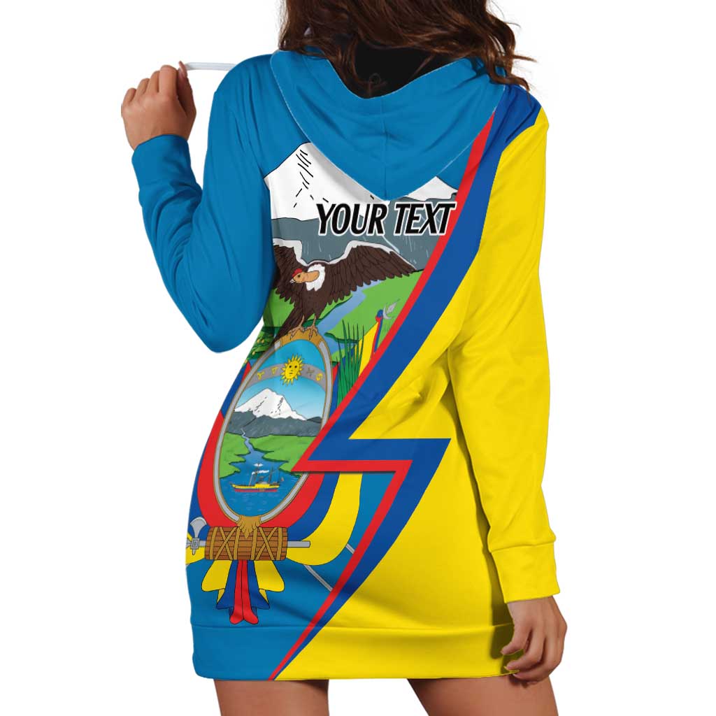 Ecuador Independence Day Personalized Hoodie Dress Pro Deo Patria et Libertate - Wonder Print Shop