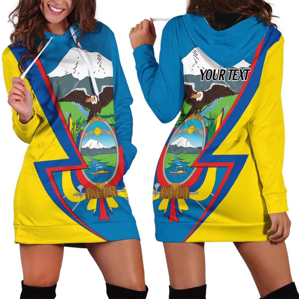 Ecuador Independence Day Personalized Hoodie Dress Pro Deo Patria et Libertate - Wonder Print Shop