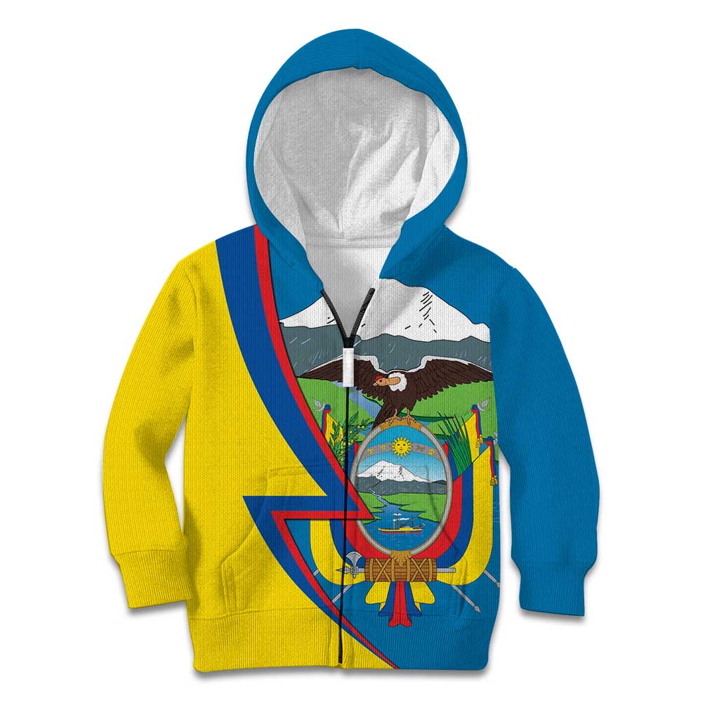 Ecuador Independence Day Personalized Kid Hoodie Pro Deo Patria et Libertate - Wonder Print Shop