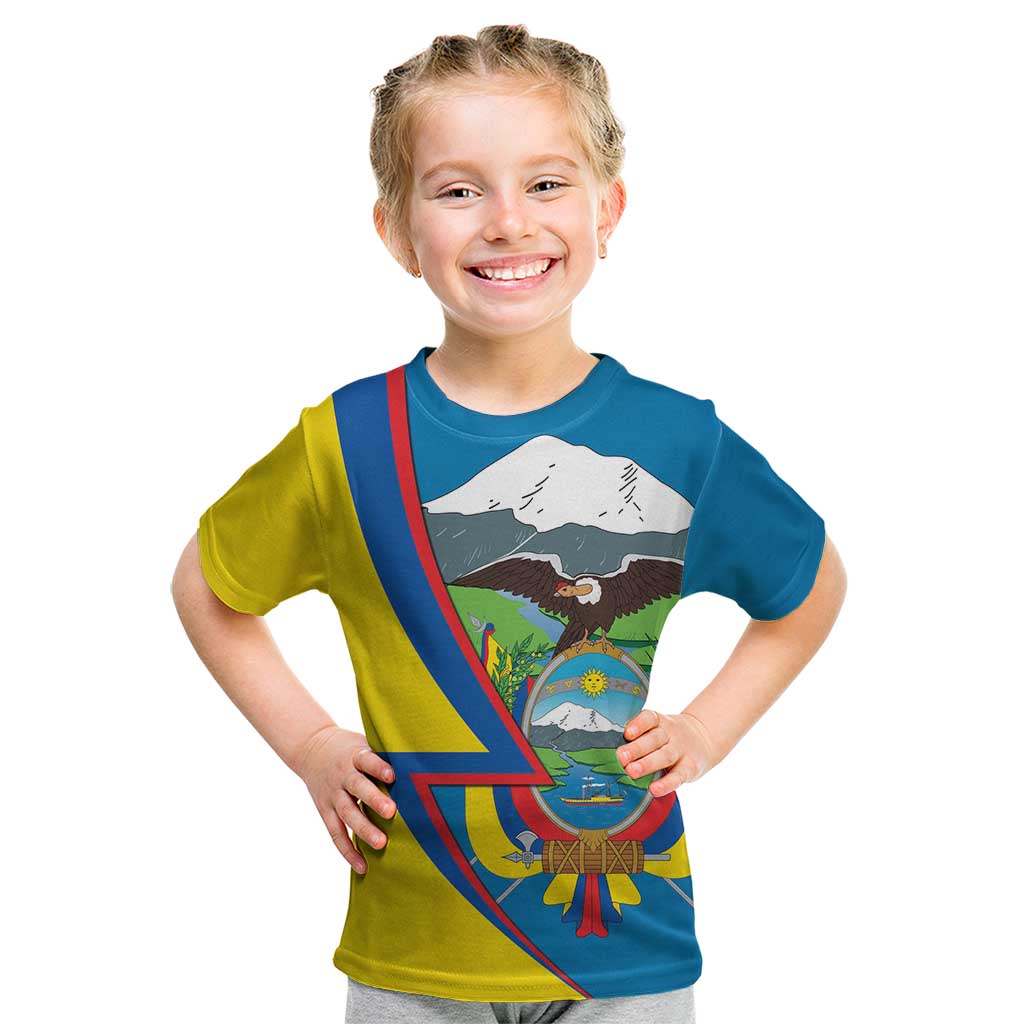 Ecuador Independence Day Personalized Kid T Shirt Pro Deo Patria et Libertate - Wonder Print Shop