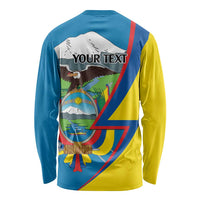 Ecuador Independence Day Personalized Long Sleeve Shirt Pro Deo Patria et Libertate - Wonder Print Shop