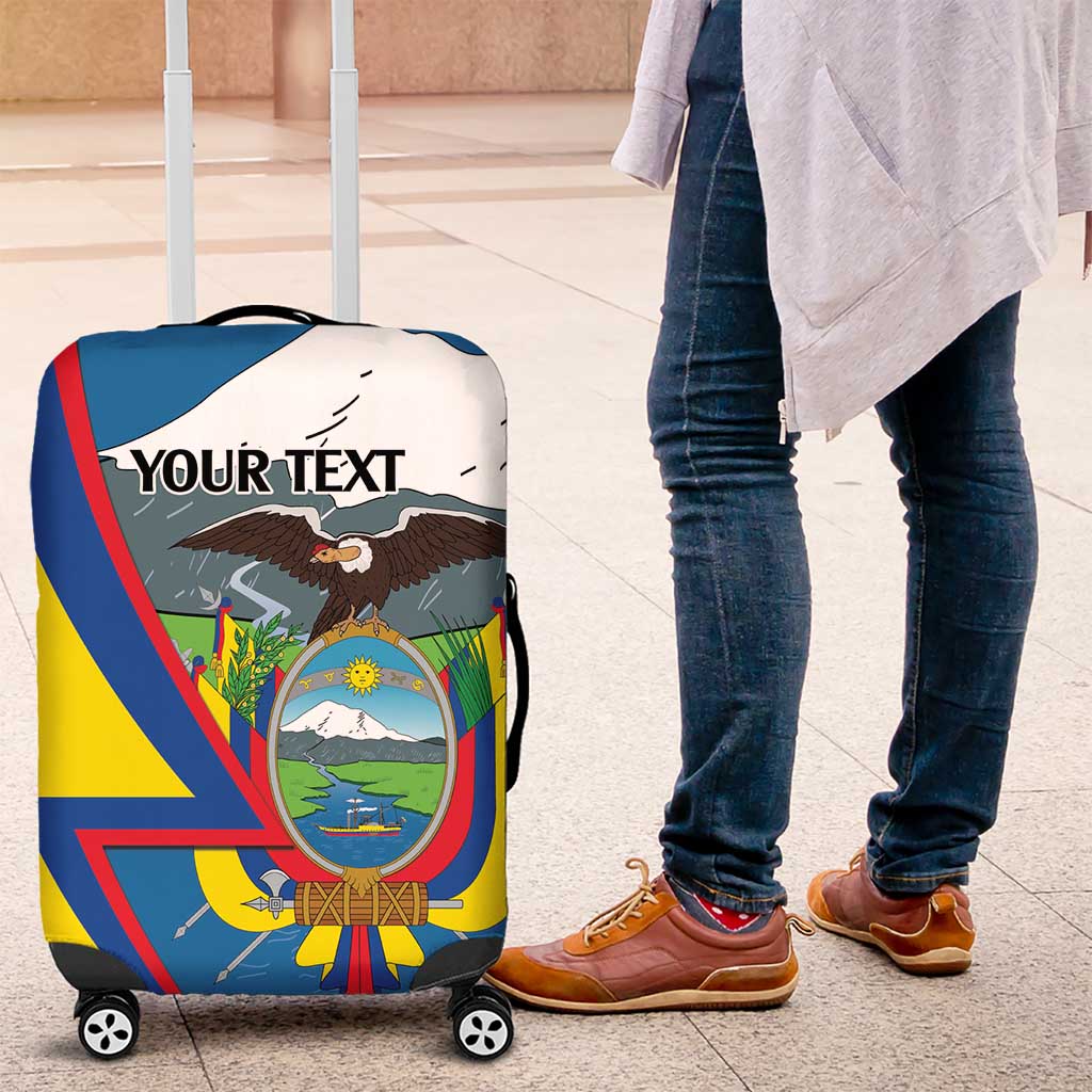 Ecuador Independence Day Personalized Luggage Cover Pro Deo Patria et Libertate - Wonder Print Shop