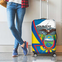 Ecuador Independence Day Personalized Luggage Cover Pro Deo Patria et Libertate - Wonder Print Shop