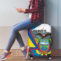 Ecuador Independence Day Personalized Luggage Cover Pro Deo Patria et Libertate - Wonder Print Shop