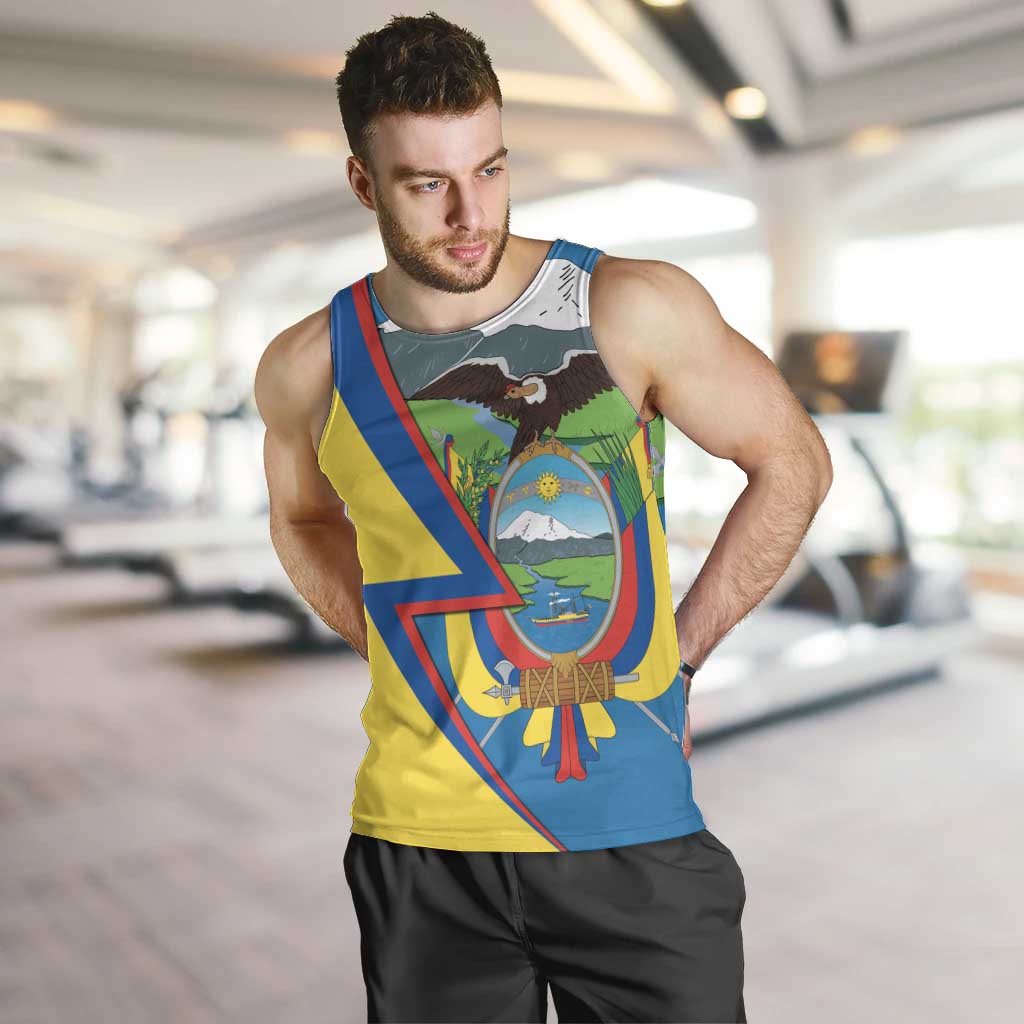 Ecuador Independence Day Personalized Men Tank Top Pro Deo Patria et Libertate - Wonder Print Shop