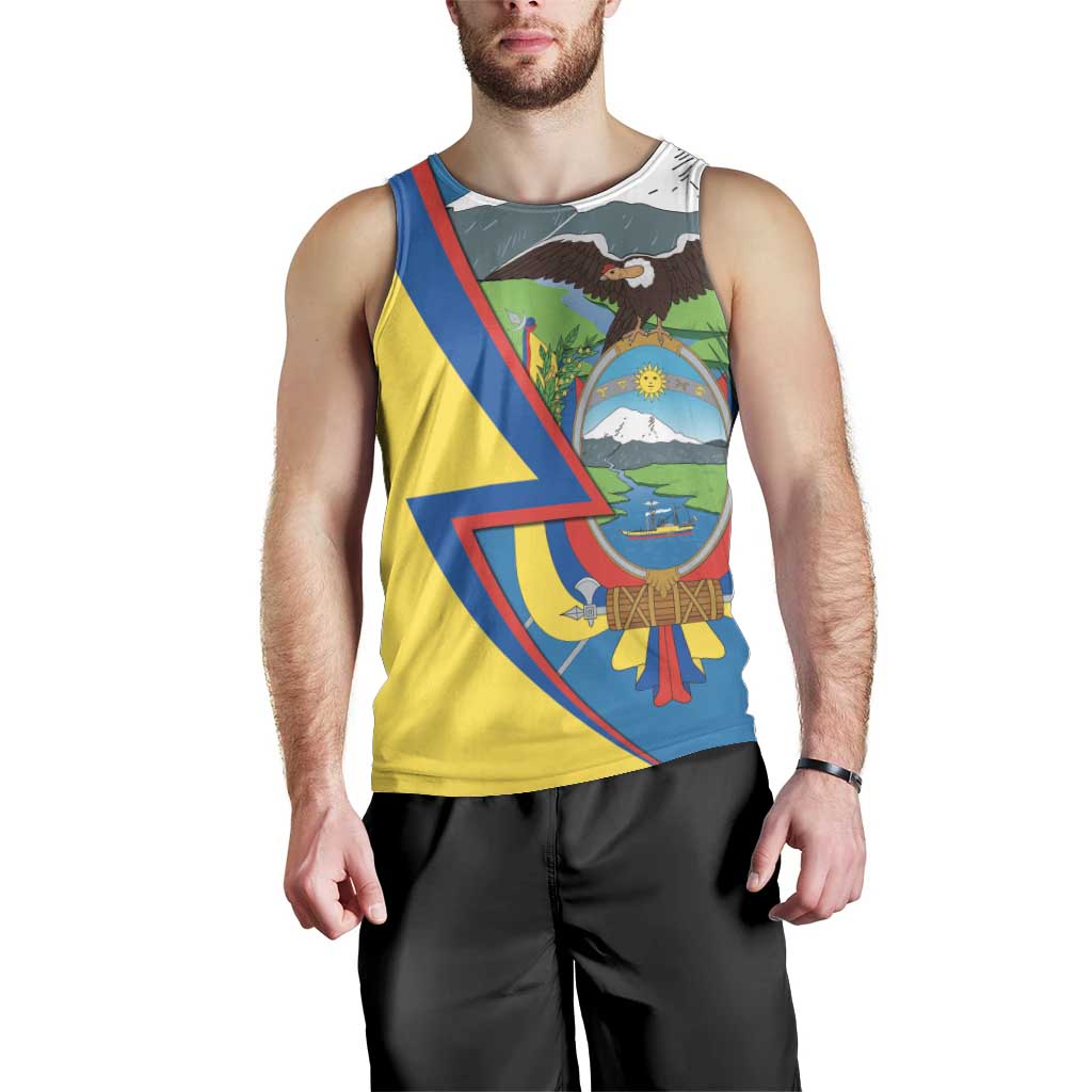 Ecuador Independence Day Personalized Men Tank Top Pro Deo Patria et Libertate - Wonder Print Shop