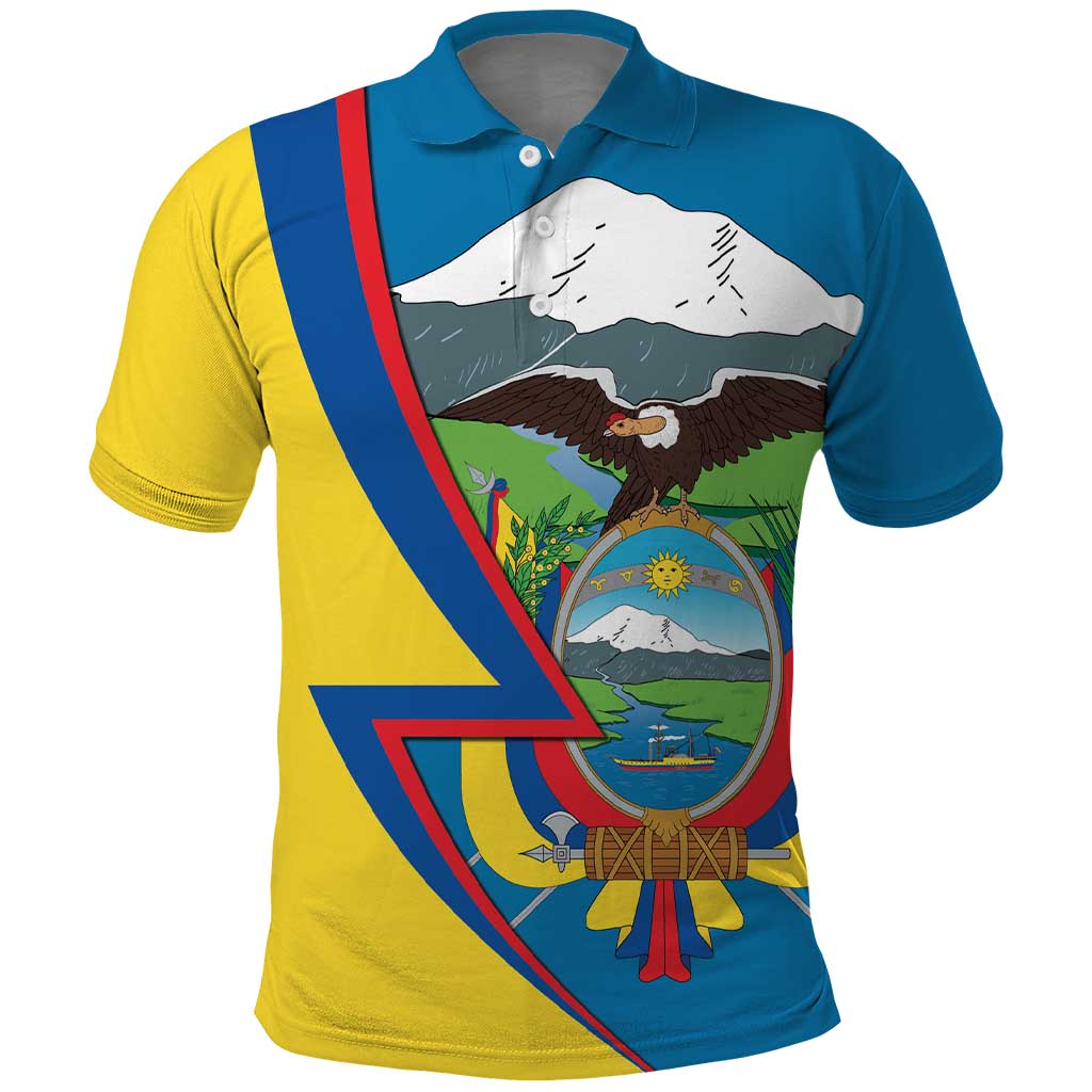 Ecuador Independence Day Personalized Polo Shirt Pro Deo Patria et Libertate - Wonder Print Shop