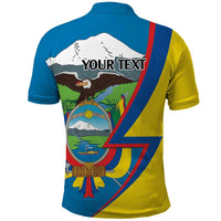 Ecuador Independence Day Personalized Polo Shirt Pro Deo Patria et Libertate - Wonder Print Shop