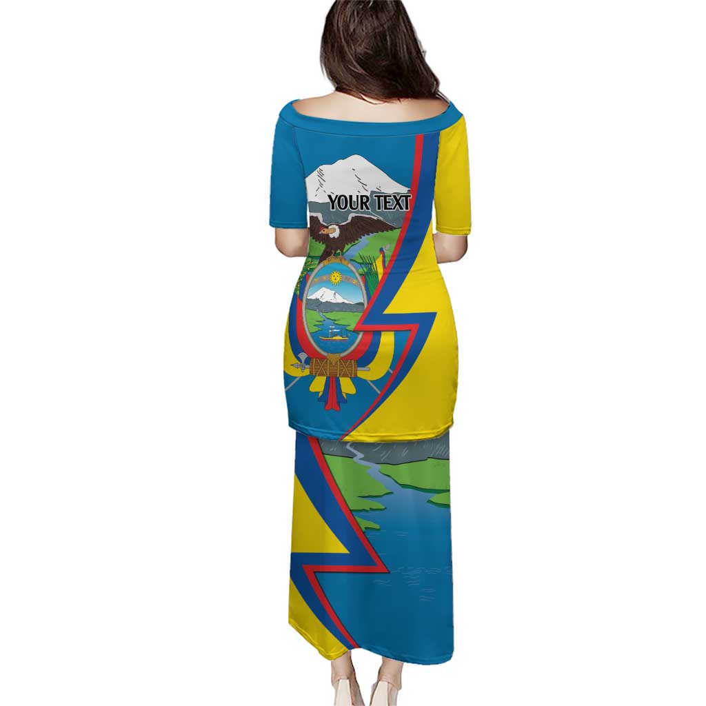 Ecuador Independence Day Personalized Puletasi Pro Deo Patria et Libertate - Wonder Print Shop